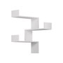 Hanah Home Estantería de Pared Escandinava Blanca